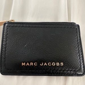 Marc Jacobs leather zip wallet with key chain